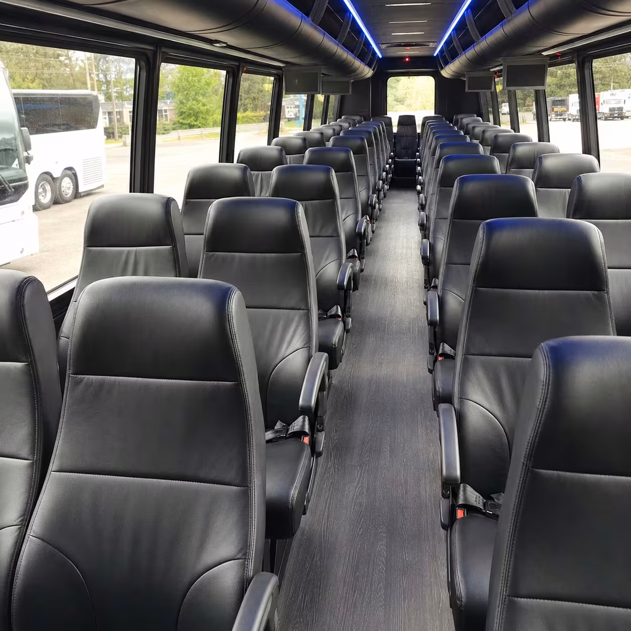 35 passenger minibus interior