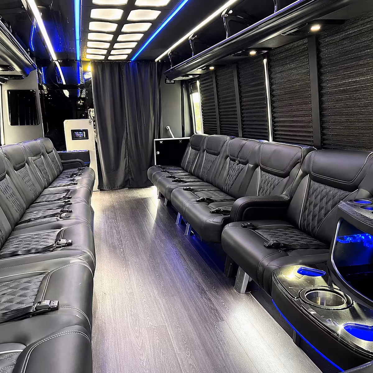 party bus interior