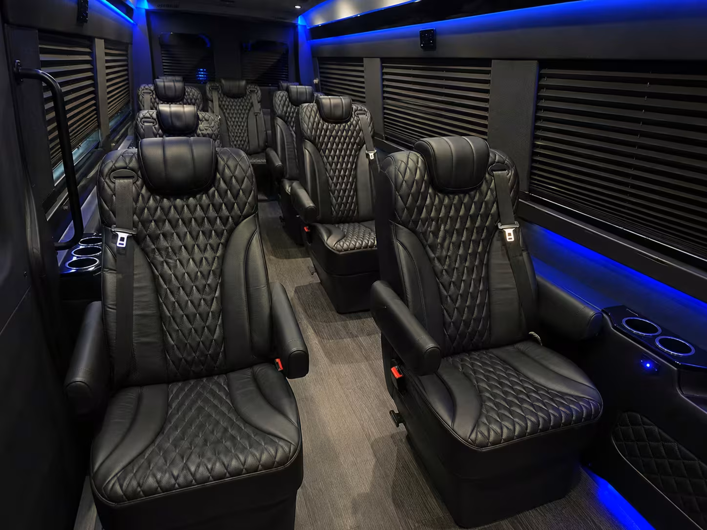 sprinter van with driver inside