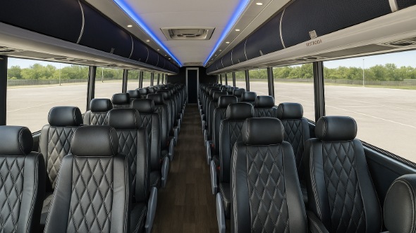 50 passenger charter bus interior jurupa valley