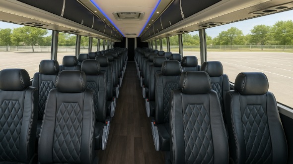 56 passenger charter bus interior murrieta