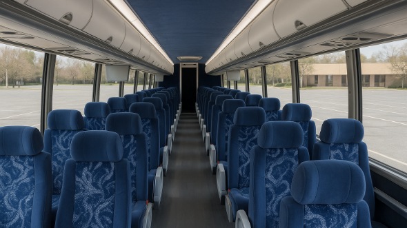 murrieta 50 passenger charter bus inside