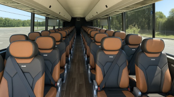 murrieta 54 passenger charter bus interior