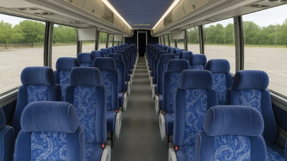 murrieta 55 passenger charter bus inside