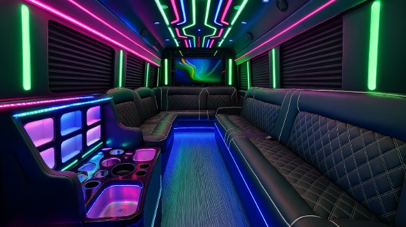 party bus rental interior murrieta